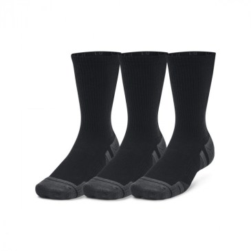Under Armour Performance Tech Αθλητικές Κάλτσες Μαύρες 3 Ζεύγη (1379512-001)