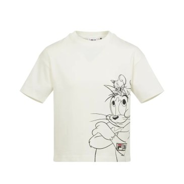 Fila Παιδικό T-shirt για Αγόρι Λευκό Toyama (FAK0111-10010)
