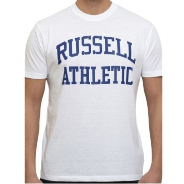 Russell Athletic Ανδρικό T-shirt Λευκό με Λογότυπο (E3-630-1-001)