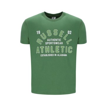 Russell Athletic Ανδρικό T-shirt Κοντομάνικο Λαδί (Α4-008-1-237)
