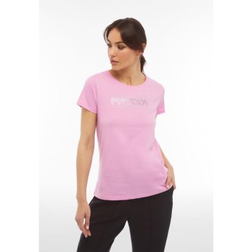 Freddy Γυναικεια Κοντομανικη Μπλουζα Ροζ (S4WCRT1-L14)