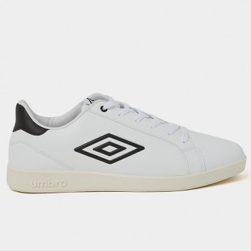 Umbro Broughton III Ανδρικά Sneakers Λευκά με Μαύρο (40370U-FSD)